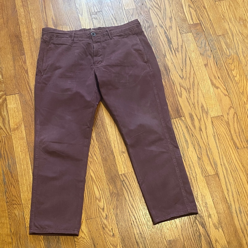 Incotex Men's Burgundy Chinos W38 L30 Amazing condition